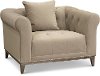 Clearance Traditional Shitake Brown Chair - Marcella