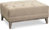 Traditional Shitake Brown Ottoman - Marcella