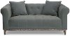 Clearance Traditional Slate Gray Loveseat - Marcella