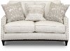 Traditional Light Gray Loveseat - Ava