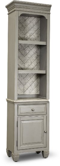 Gray 3 Piece Fireplace Entertainment Center - Jordan-3
