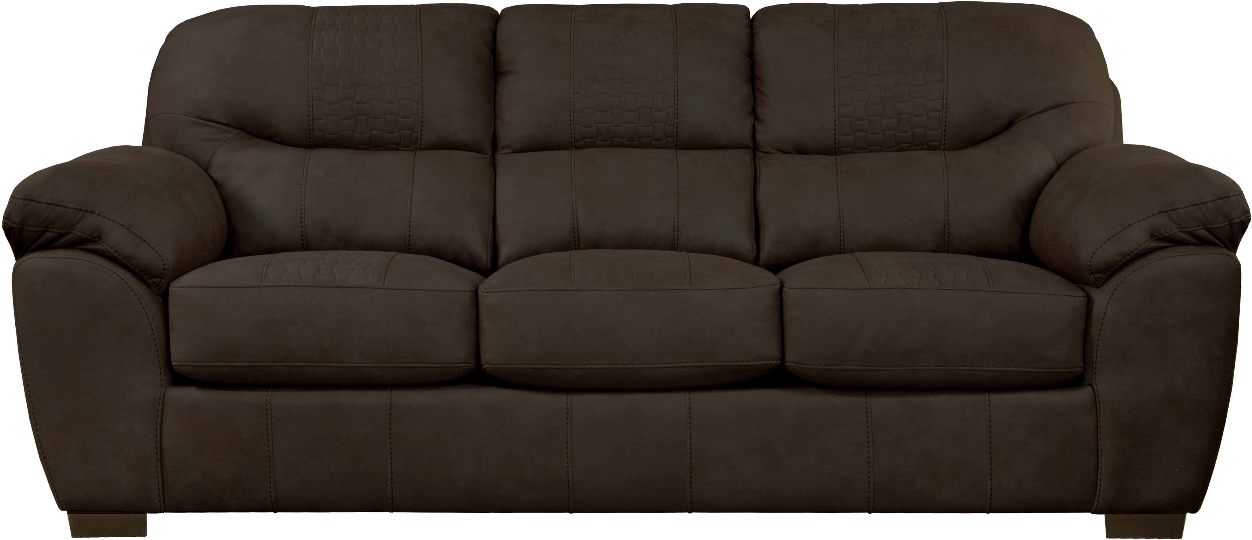 Legend Casual Contemporary Chocolate Brown Sofa-2