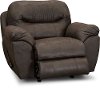 Casual Contemporary Chocolate Brown Recliner - Legend