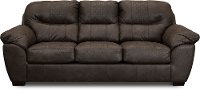 Casual Contemporary Chocolate Brown Sofa Bed - Legend