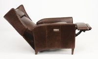 Espresso Brown High Leg Power Recliner - Oswald-7