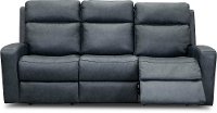 Anchor Blue Leather-Match Power Reclining Sofa - Cody-2