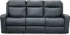 Cody Blue Leather-Match Power Reclining Sofa