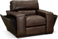 Contemporary Brown Leather Chair - Sundance-2
