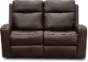 Cody Brown Leather-Match Power Reclining Loveseat