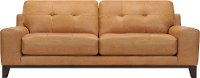 Modern Tan Leather Sofa - Jackson