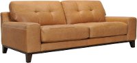 Modern Tan Leather Sofa - Jackson-2