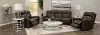 Cody Brown Leather-Match Power Gliding Recliner