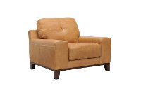 Modern Tan Leather Chair - Jackson-2