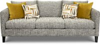 Contemporary Charcoal Gray Sofa - Kate