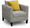 Contemporary Charcoal Gray Chair - Kate