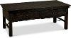 6415-777 Distressed Black Coffee Table - San Miniato
