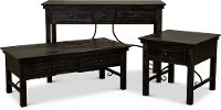6415-779 Traditional Black End Table - San Miniato-2