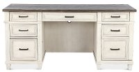 Caraway Antique White Credenza Desk