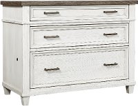 Caraway Antique White Lateral File Cabinet-1