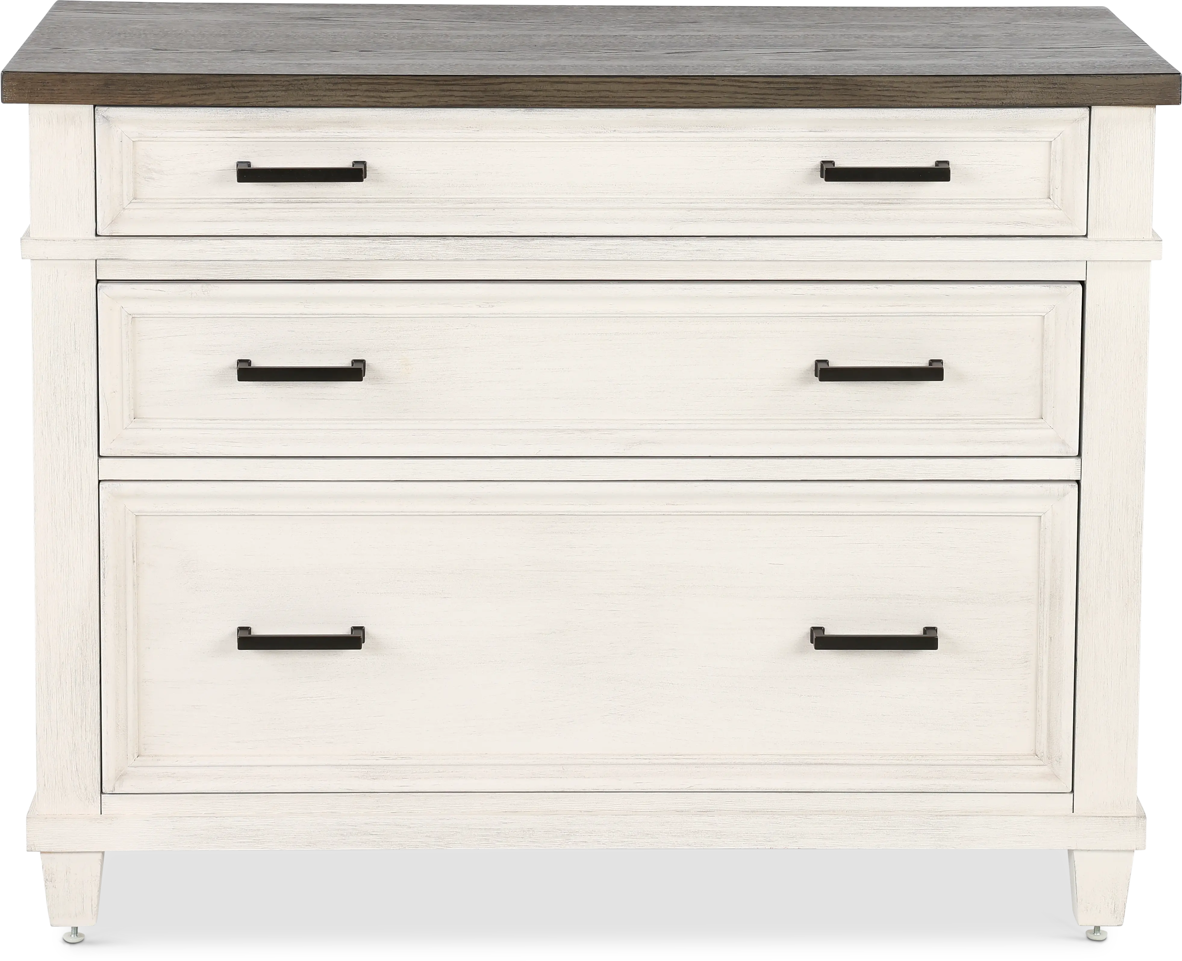 Caraway Antique White Lateral File Cabinet-3
