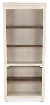 Antique White Country Bookcase with Contrasting Shelves - Caraway