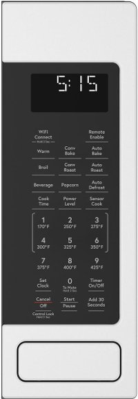 CEB515P4NWM Cafe Countertop Smart Microwave with Convection - 1.5 cu. ft., Matte White-2