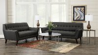 Charcoal Gray 5 Piece Living Room Set - Celeste
