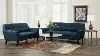 Celeste Navy Blue 5 Piece Living Room Set
