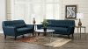 Navy Blue 5 Piece Living Room Set - Celeste