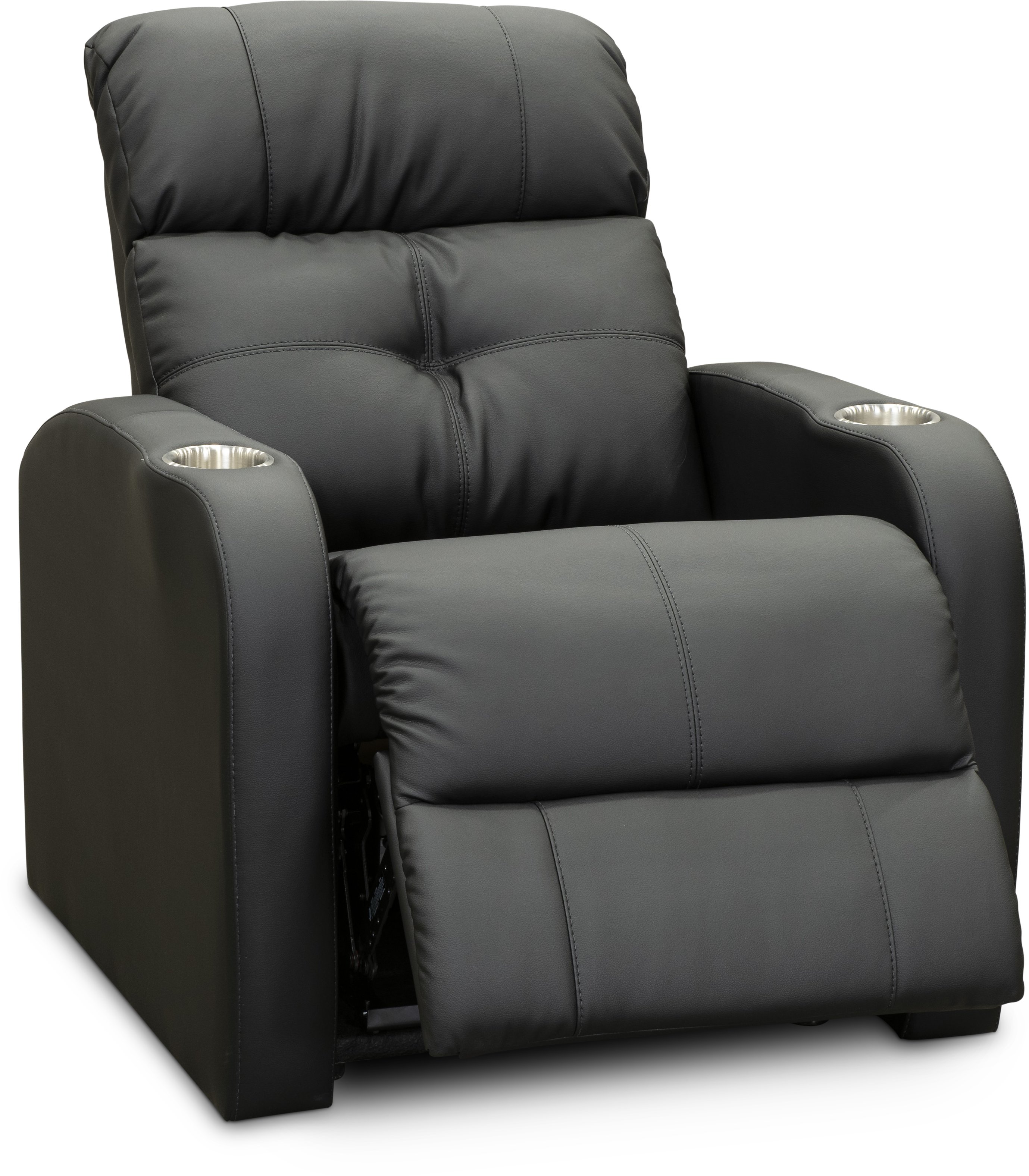 HTS Modern Black Standard Power Theater Recliner-2