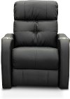 Modern Black Standard Power Theater Recliner - HTS