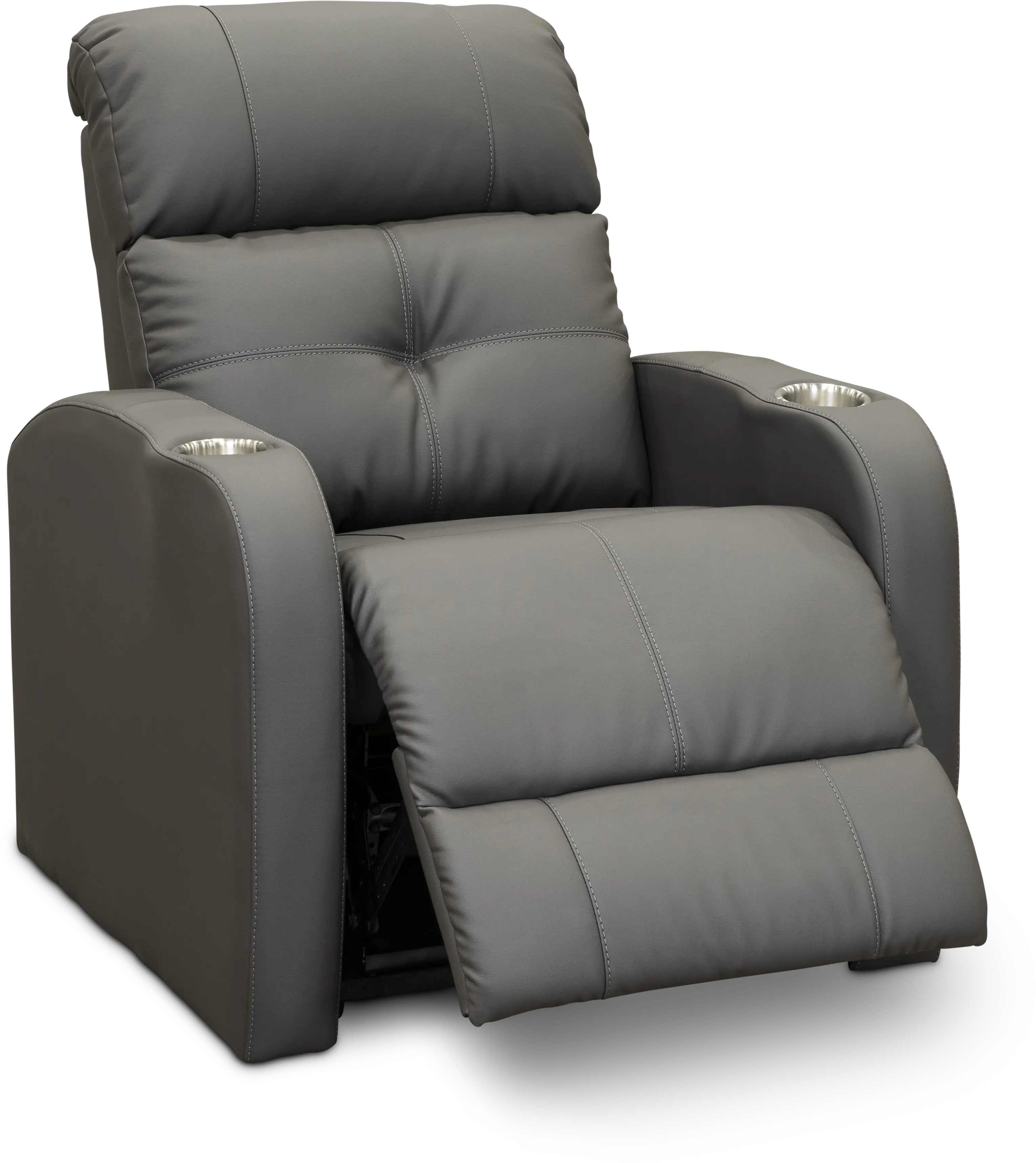 HTS Graphite Gray Power Theater Recliner-2