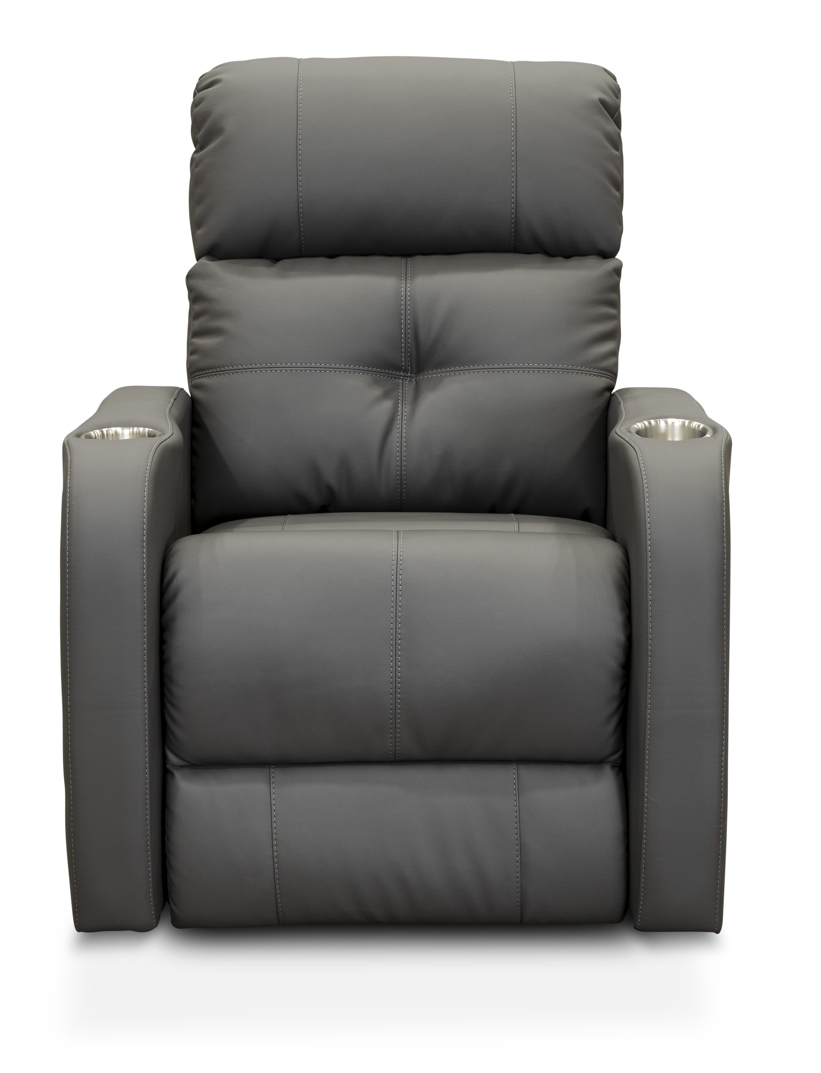 Modern Graphite Gray Standard Power Theater Recliner - HTS-1