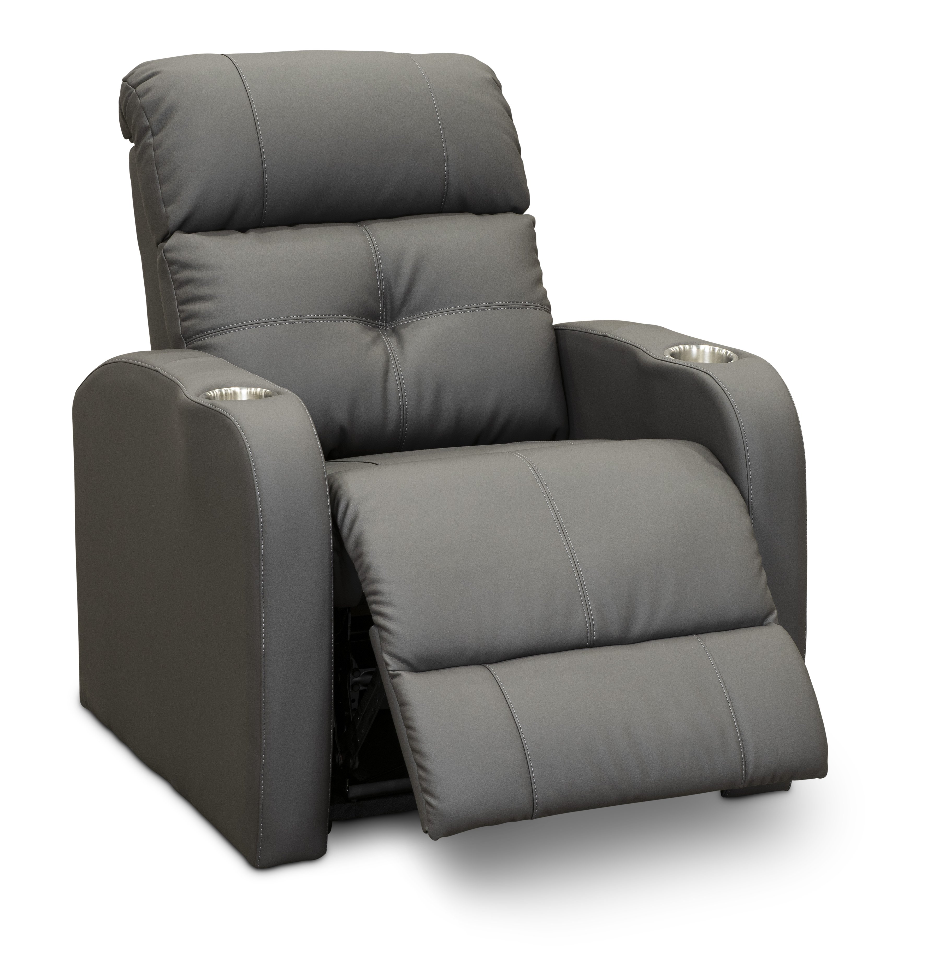 Modern Graphite Gray Standard Power Theater Recliner - HTS-2