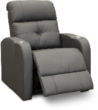 Modern Graphite Gray Standard Power Theater Recliner - HTS-2