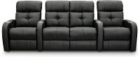 Black Standard Power Reclining 3 Piece Home Theater Seating - HTS-1