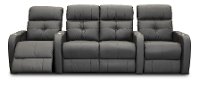 Gray Standard Reclining 3 Piece Home Theater Seating - HTS-2