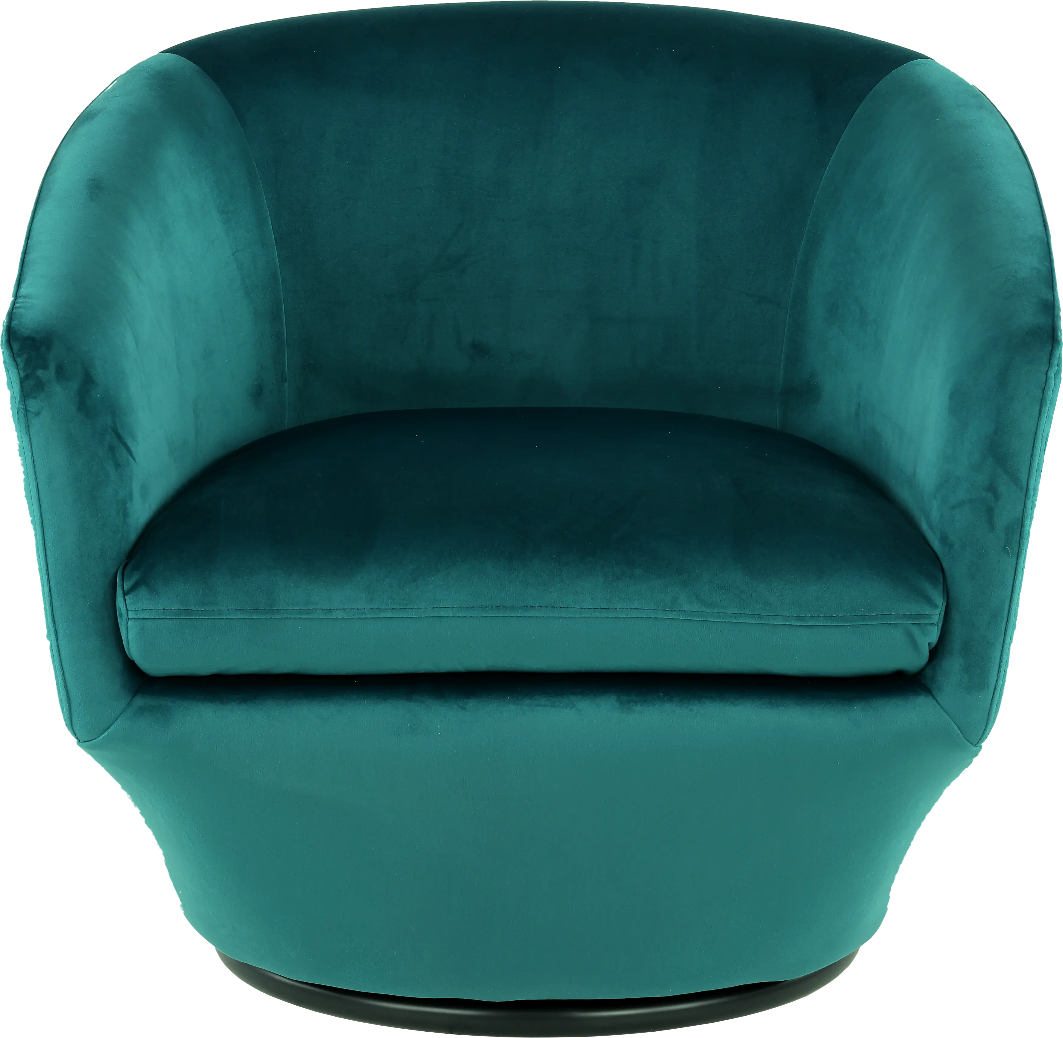 Velvet Emerald Swivel Accent Chair - Jewel-1