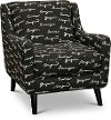 Contemporary Black Accent Chair - Shadowfax