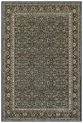 Kashan 5 x 8 Medium Oriental Navy Blue Rug