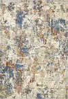 LAN-03/MULTI/7.7X10.6 Landscape 8 x 10 Taupe Multi-Colored Area Rug