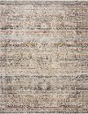 5 x 8 Medium Taupe and Multi-Colored Area Rug - Theia