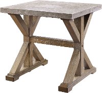 Marble Top End Table - Haynes