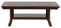 Rustic Mahogany Coffee Table - Santa Fe-2