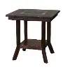 Santa Fe Mahogany Square End Table