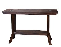 Rustic Mahogany Sofa Table - Santa Fe