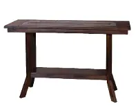 Rustic Mahogany Sofa Table - Santa Fe