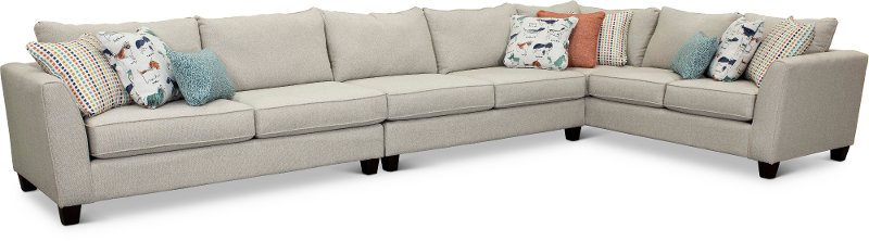 Stone 3 Piece Sectional Sofa With Laf Loveseat Homecoming Rc Stone 3 Piece Sectional Sofa With Laf