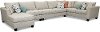 Stone 4 Piece Sectional Sofa with LAF Chaise - Homecoming
