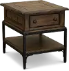 Clearance Stone Mountain Rustic Taupe End Table with 1 Drawer